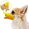 Adjustable Dogs Anti-bite Mouth Cover Muzzle Silicone Duck Mouth Mask For Dog Stop Barking Dog Pet Mouth Cover Pet Dog Supplies - Blue - L