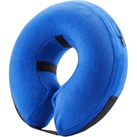 Dog Cone Collar After Surgery Large, Blue (Option: BLUE)